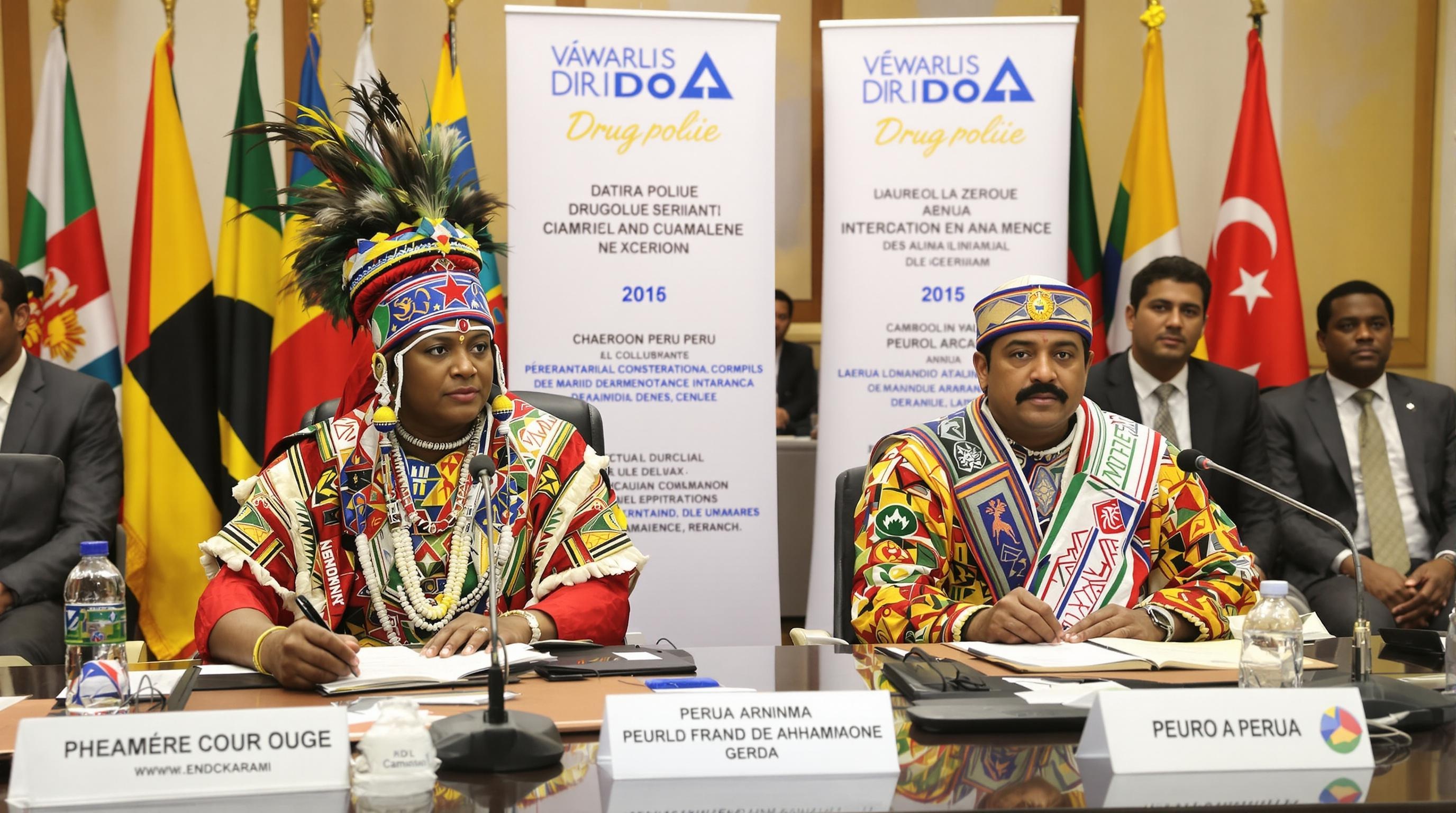 Assemblée diplomatique autochtones Cameroun Pérou diplomatie drogues