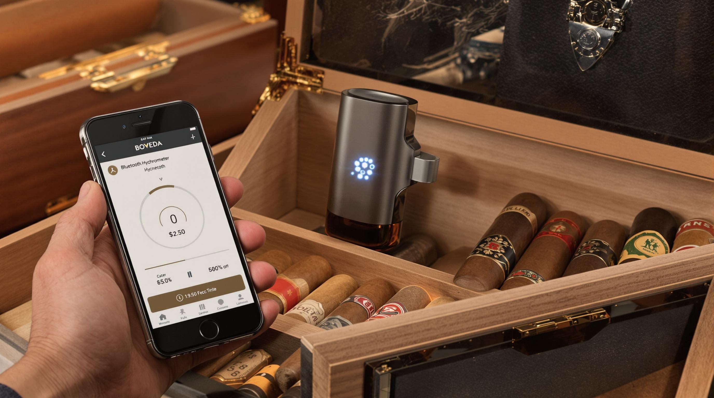 Boveda Butler placé dans un humidor