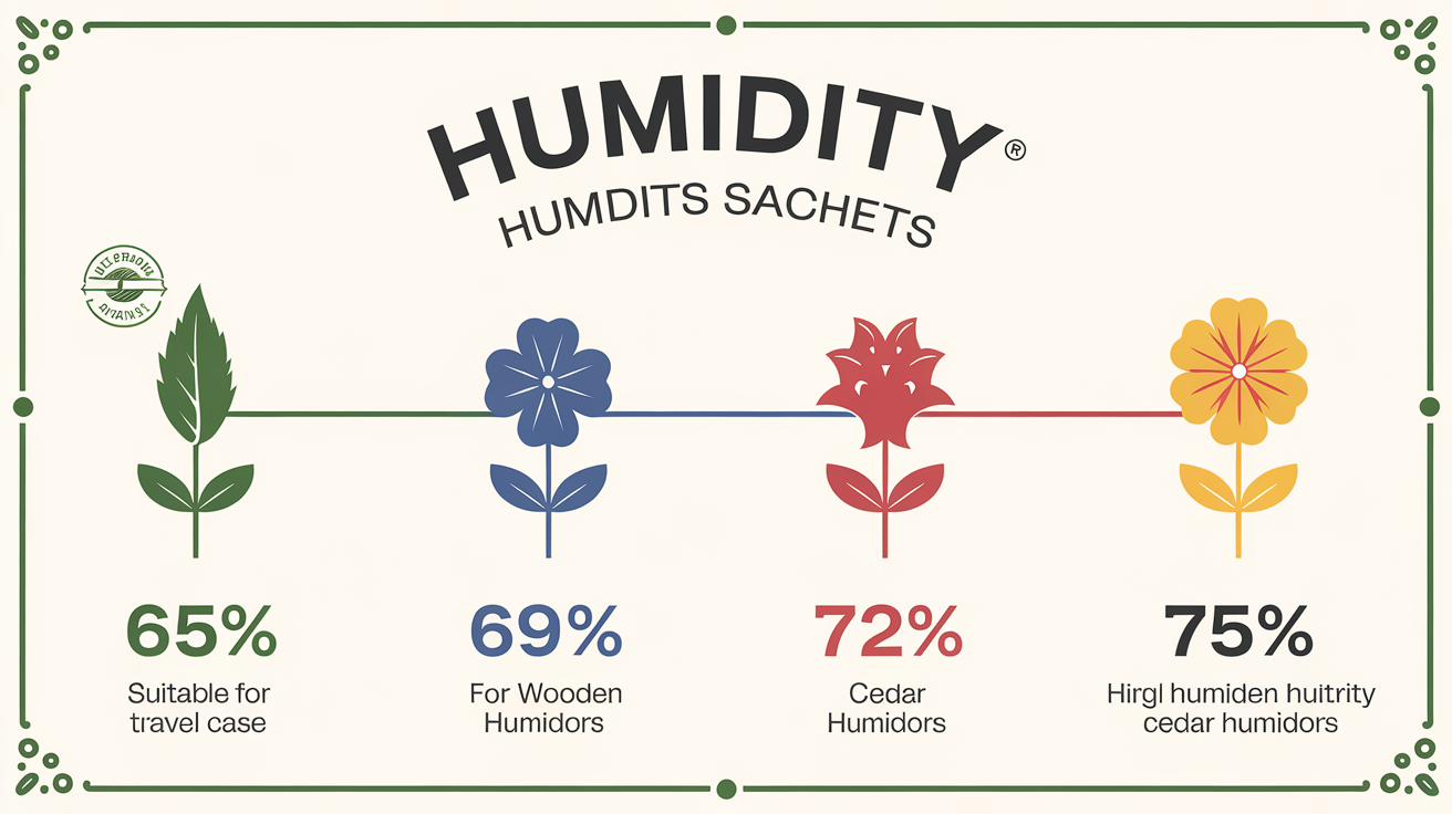 Tableau des niveaux d'humidité Boveda