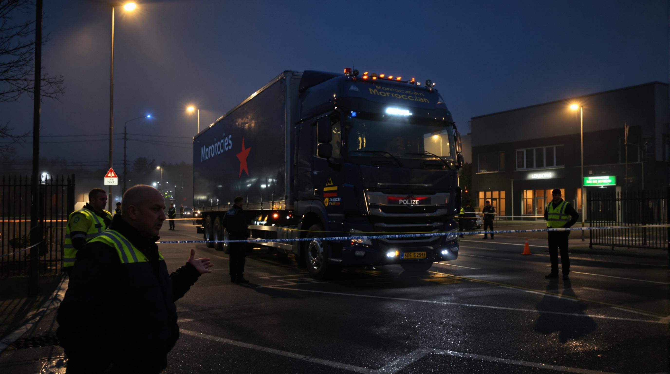 Camion marocain braqué à Saint-Pierre-de-Chandieu, convoyeur sous le choc