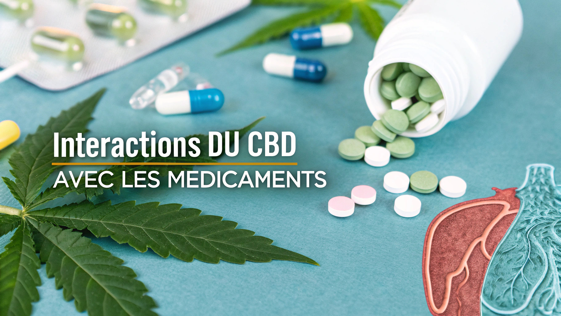 FAQ sur le CBD et ses interactions médicamenteuses.