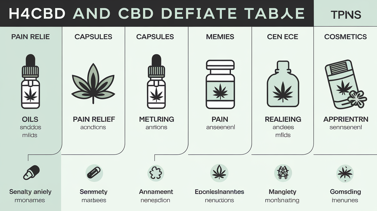 Comparaison entre H4CBD et CBD