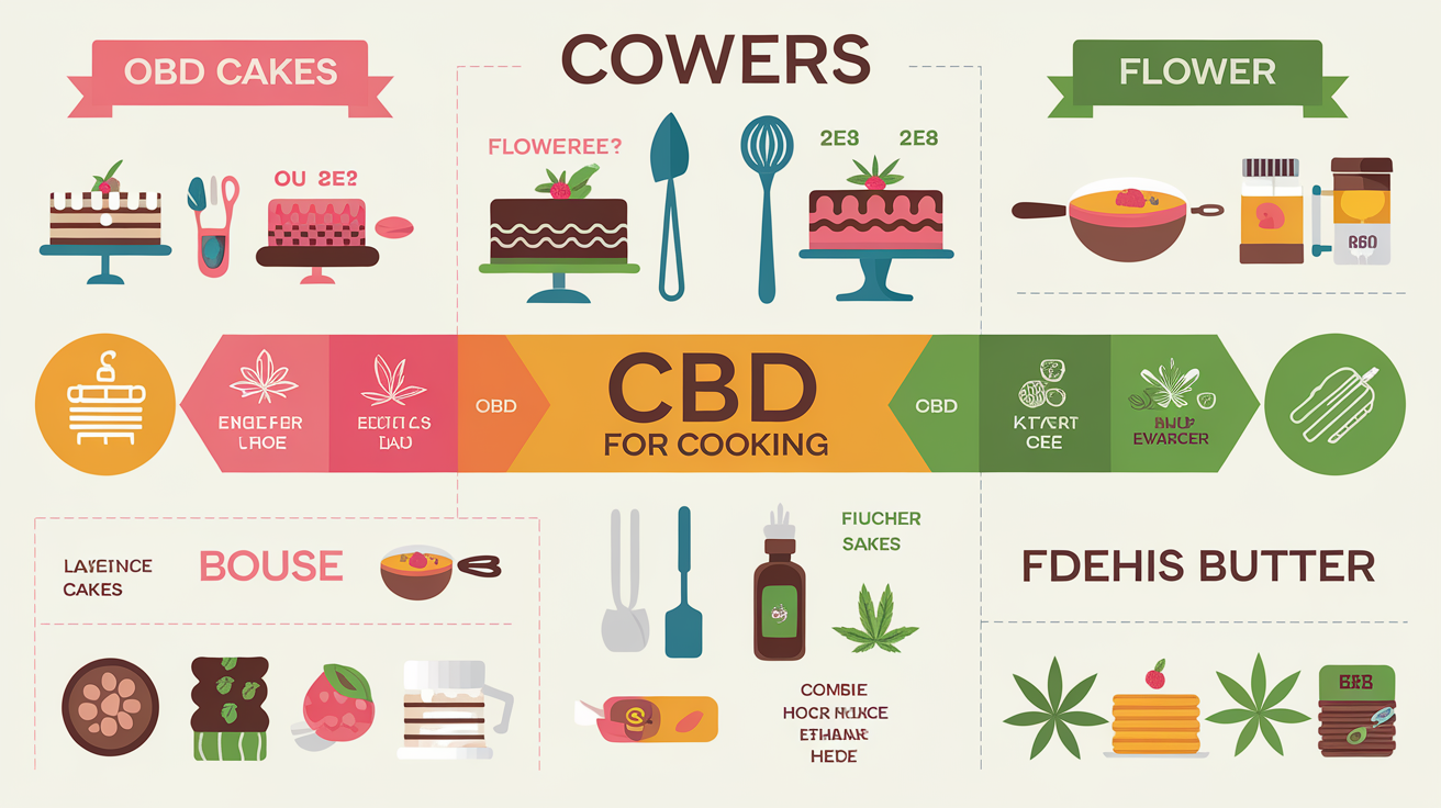 Comparaison entre huile, fleurs et beurre de CBD en cuisine.