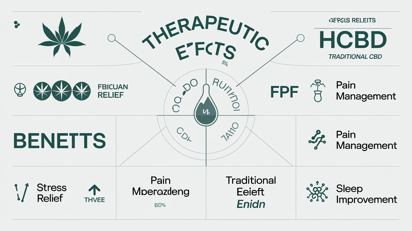 Comparaison thérapeutique entre CBD et H4CBD