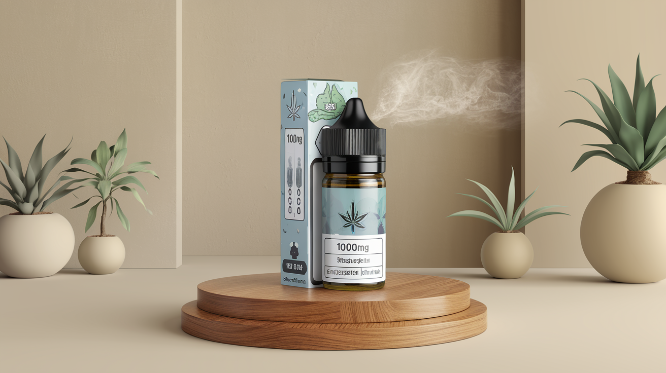 Flacon d'e-liquide CBD 1000mg