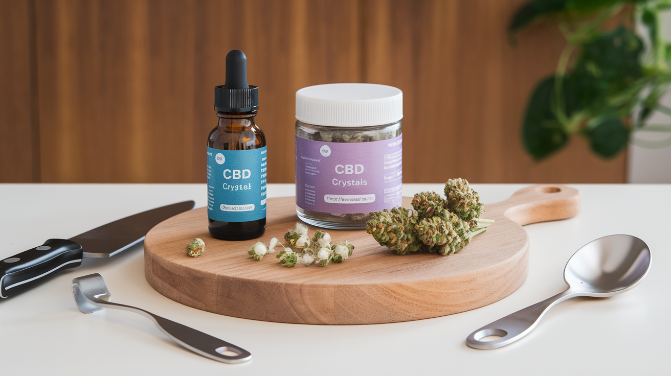 Différentes formes de CBD utilisées en cuisine