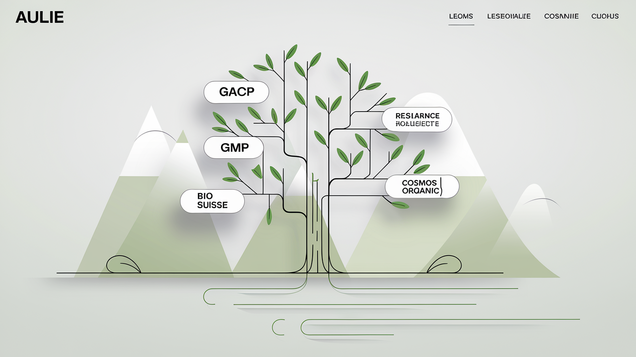 Arbre des certifications CBD en Suisse
