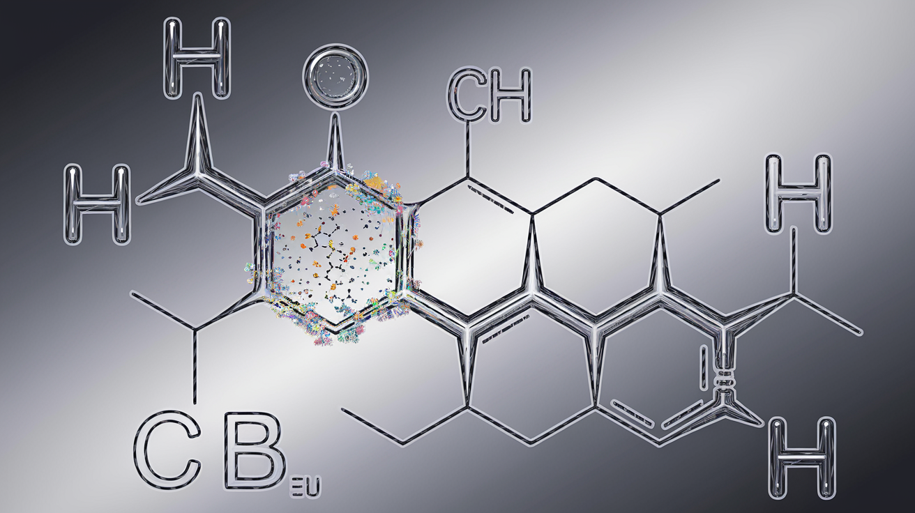 Structure moléculaire du H4CBD