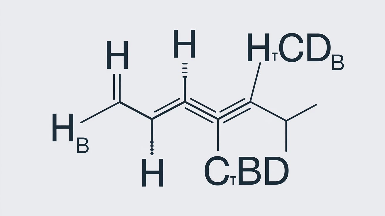 Structure moléculaire du H4CBD