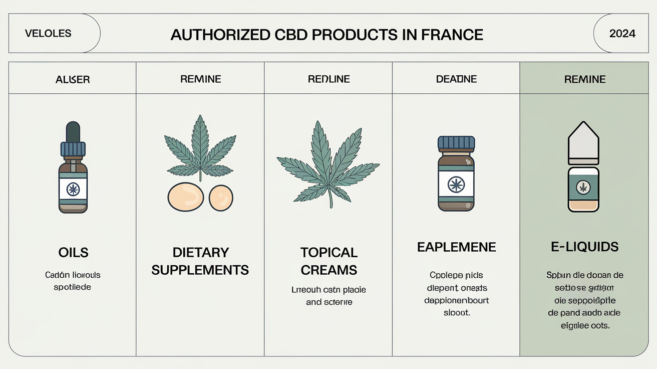 Produits autorisés contenant du CBD