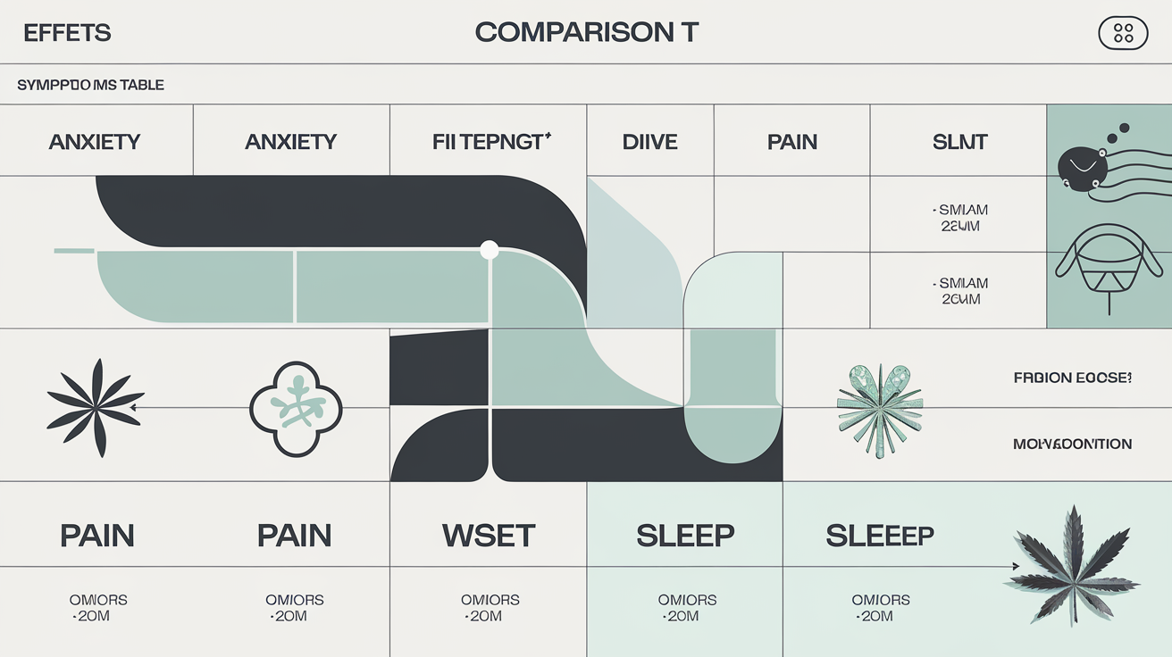 Comparaison des effets entre le CBD et le H4CBD