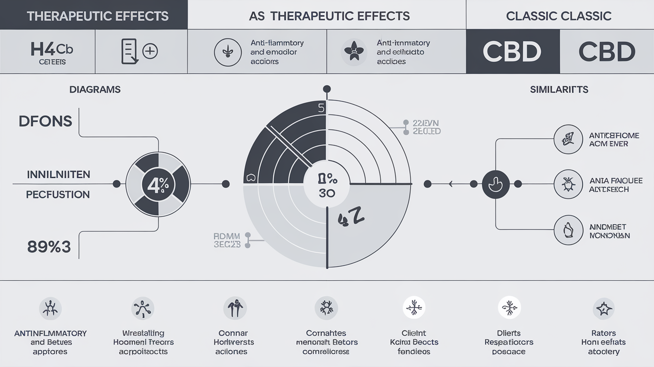 Comparaison entre CBD classique et H4CBD