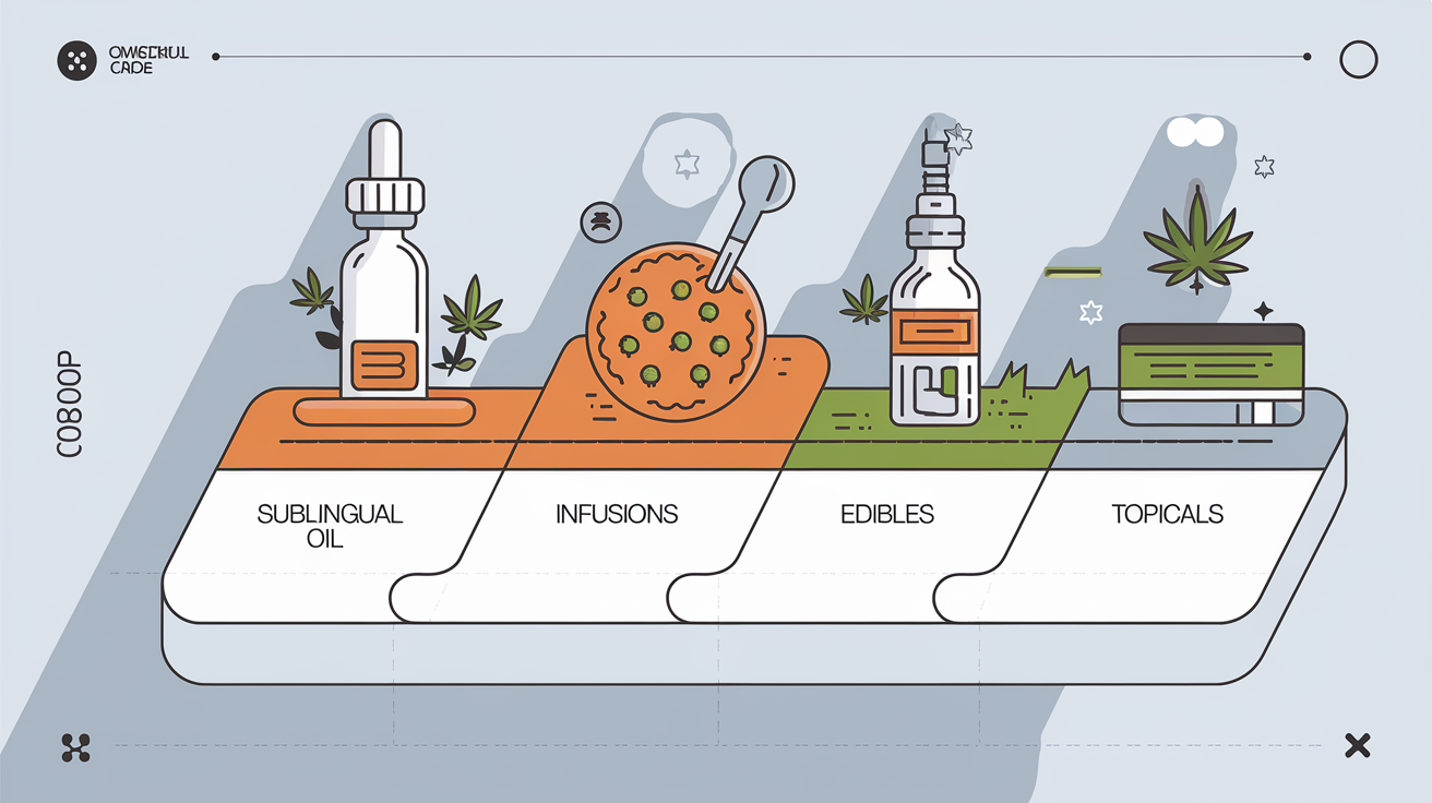 Tableau comparatif des méthodes de consommation du CBD