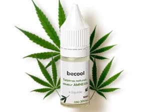 Becool e-liquide arôme Amnesia 300mg isolat pure CBD
